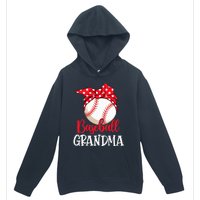 Wo Baseball Grandma Cute Mother's Day Funny Baseball Player V-Neck Urban Pullover Hoodie