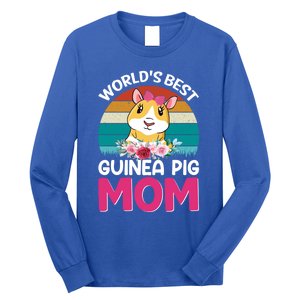 Worlds Best Guinea Pig Mom Gift Long Sleeve Shirt