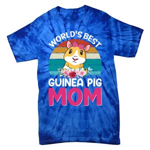 Worlds Best Guinea Pig Mom Gift Tie-Dye T-Shirt