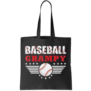 Womens Baseball Grampy Funny Ball Grampy Mothers Day Gifts Tote Bag