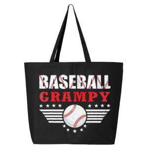 Womens Baseball Grampy Funny Ball Grampy Mothers Day Gifts 25L Jumbo Tote