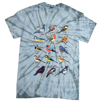 Wildlife Birds Gift For Bird Watching Birder Tie-Dye T-Shirt