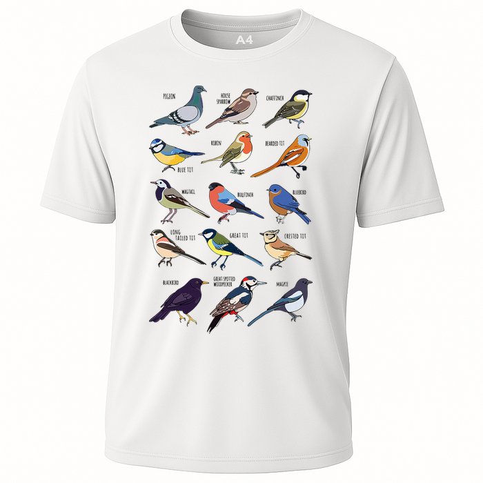 Wildlife Birds Gift For Bird Watching Birder Cooling Performance Crew T-Shirt