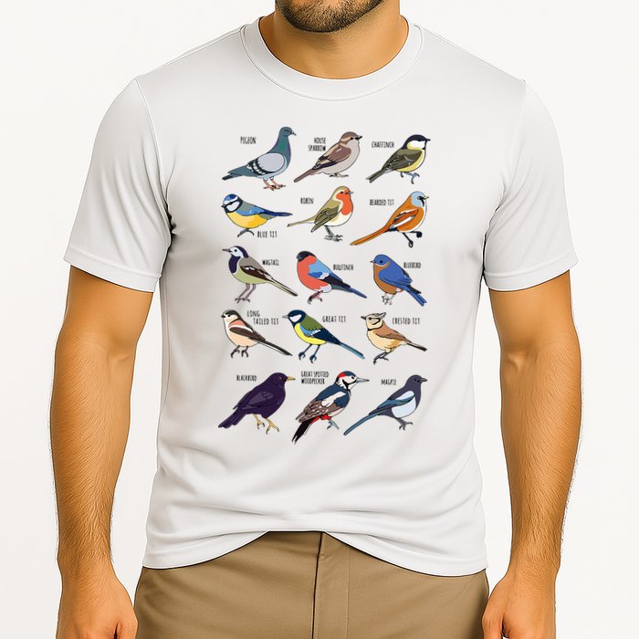 Wildlife Birds Gift For Bird Watching Birder Cooling Performance Crew T-Shirt