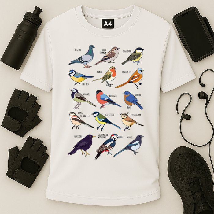 Wildlife Birds Gift For Bird Watching Birder Cooling Performance Crew T-Shirt