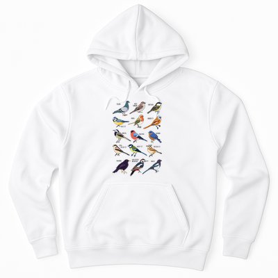 Wildlife Birds Gift For Bird Watching Birder Hoodie