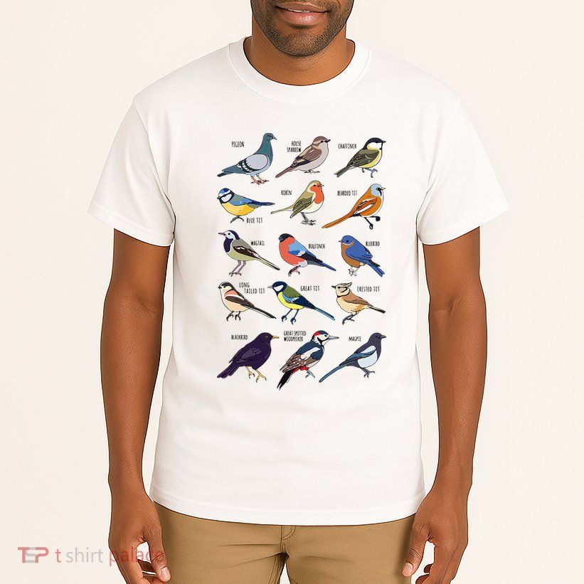 Wildlife Birds Gift For Bird Watching Birder Tall T-Shirt
