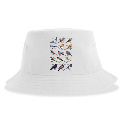 Wildlife Birds Gift For Bird Watching Birder Sustainable Bucket Hat