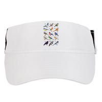 Wildlife Birds Gift For Bird Watching Birder Adult Drive Performance Visor