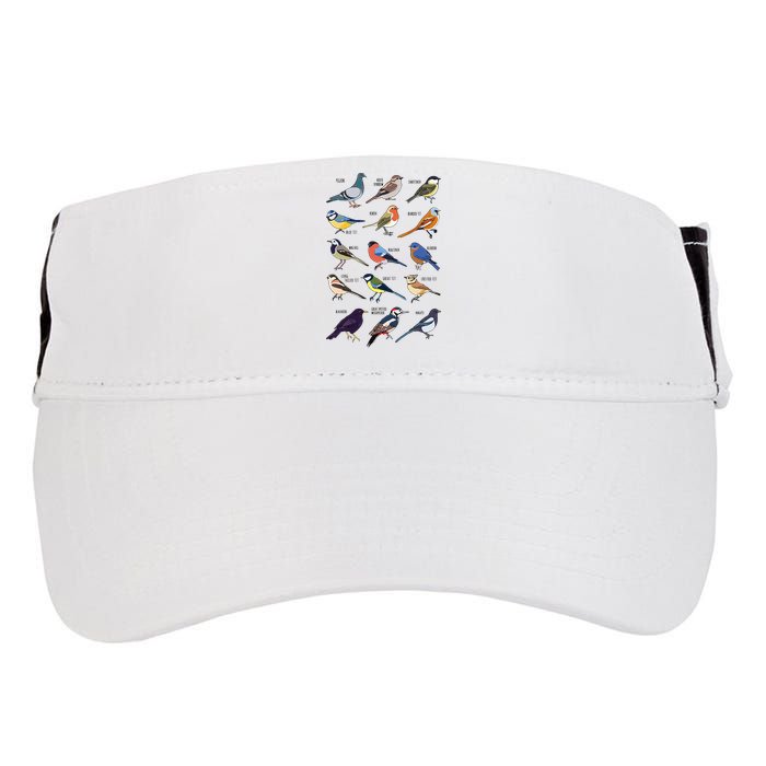 Wildlife Birds Gift For Bird Watching Birder Adult Drive Performance Visor
