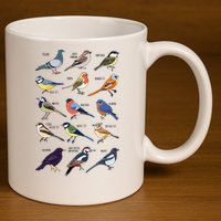 Wildlife Birds Gift For Bird Watching Birder 11oz C Handle Ceramic Mug
