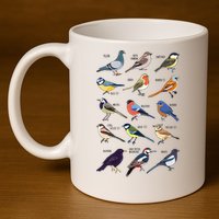 Wildlife Birds Gift For Bird Watching Birder 11oz C Handle Ceramic Mug
