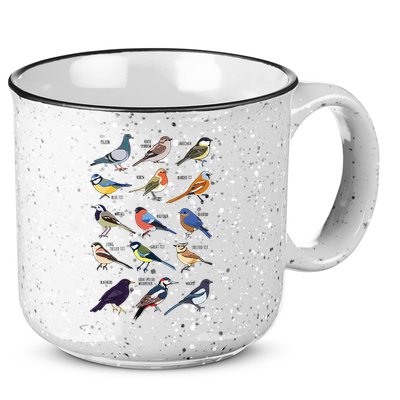 Wildlife Birds Gift For Bird Watching Birder 15oz Campfire Ceramic Mug