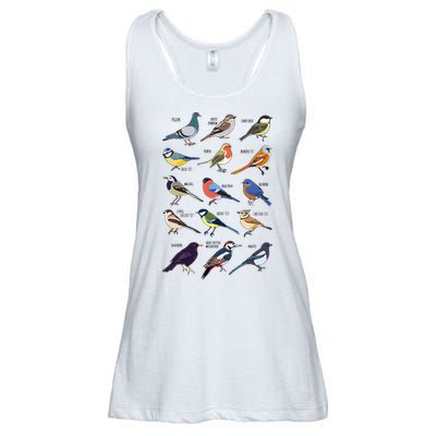 Wildlife Birds Gift For Bird Watching Birder Ladies Essential Flowy Tank