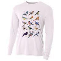 Wildlife Birds Gift For Bird Watching Birder Cooling Performance Long Sleeve Crew
