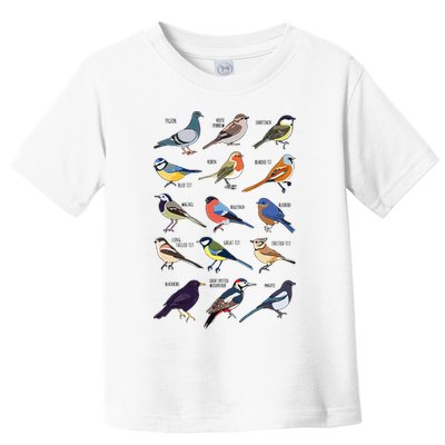 Wildlife Birds Gift For Bird Watching Birder Toddler T-Shirt