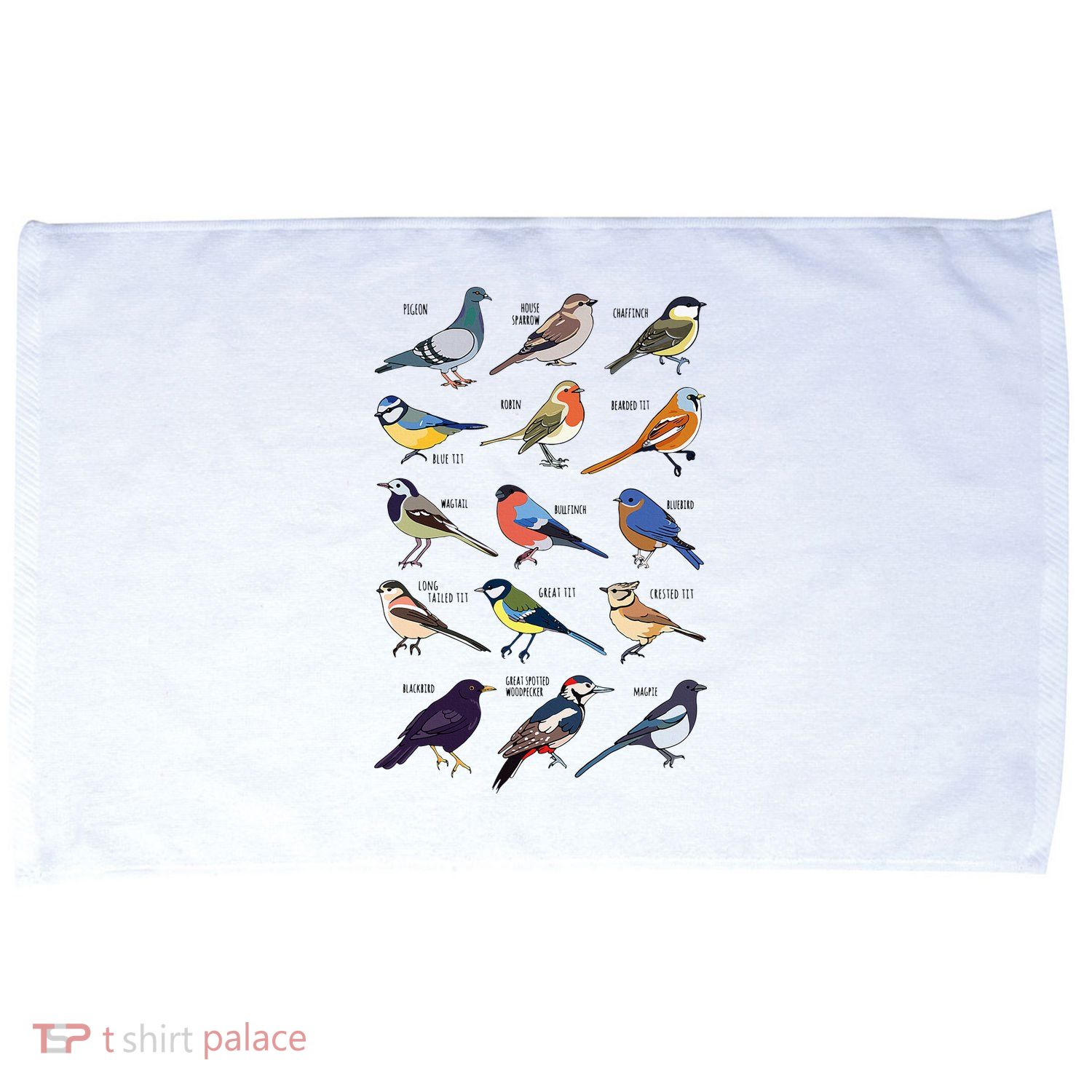 Wildlife Birds Gift For Bird Watching Birder Microfiber Hand Towel