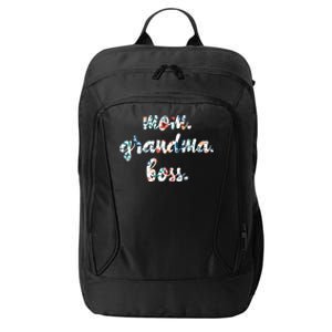 Wife Boss Grandma Granny Mothers Day Gift City Backpack