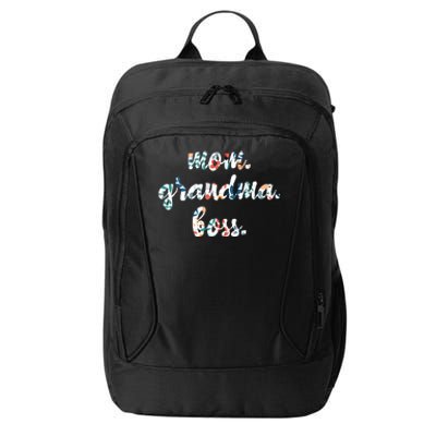 Wife Boss Grandma Granny Mothers Day Gift City Backpack