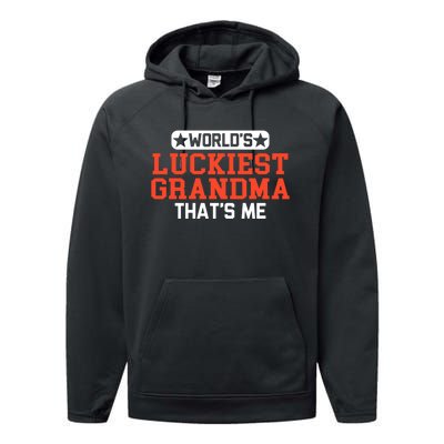 WorldS Best Grammy Cute New Performance Fleece Hoodie