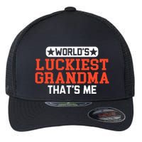 WorldS Best Grammy Cute New Flexfit Unipanel Trucker Cap