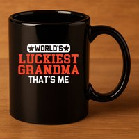 WorldS Best Grammy Cute New 11oz C Handle Ceramic Mug