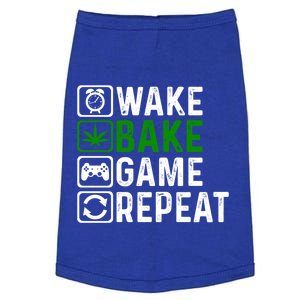 Wake Bake Game Repeat Marijuana Weed Lover Weed Gift Doggie Tank