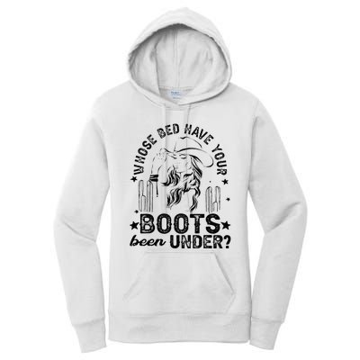 Whose Bed Have Your Boots Been Under Apparel Women's Pullover Hoodie