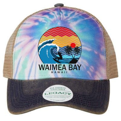 Waimea Bay Hawaii Surfboard Legacy Tie Dye Trucker Hat