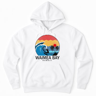 Waimea Bay Hawaii Surfboard Hoodie