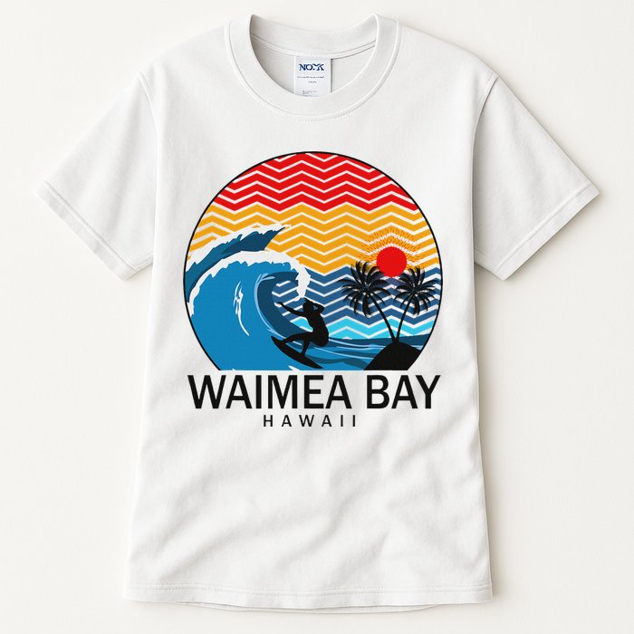 Waimea Bay Hawaii Surfboard Tall T-Shirt