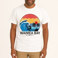 Waimea Bay Hawaii Surfboard Tall T-Shirt
