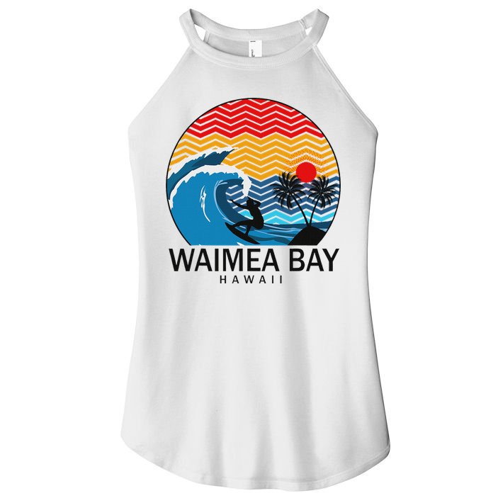 Waimea Bay Hawaii Surfboard Women's Perfect Tri Rocker Tank