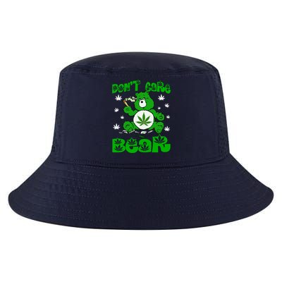 Weed Bear Herb Bear Don't Care Funny Bear Marijuana Cannabis Cool Comfort Performance Bucket Hat