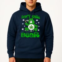 Weed Bear Herb Bear Don't Care Funny Bear Marijuana Cannabis Hoodie