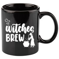 Witches Brew Halloween Witch 11oz C Handle Ceramic Mug
