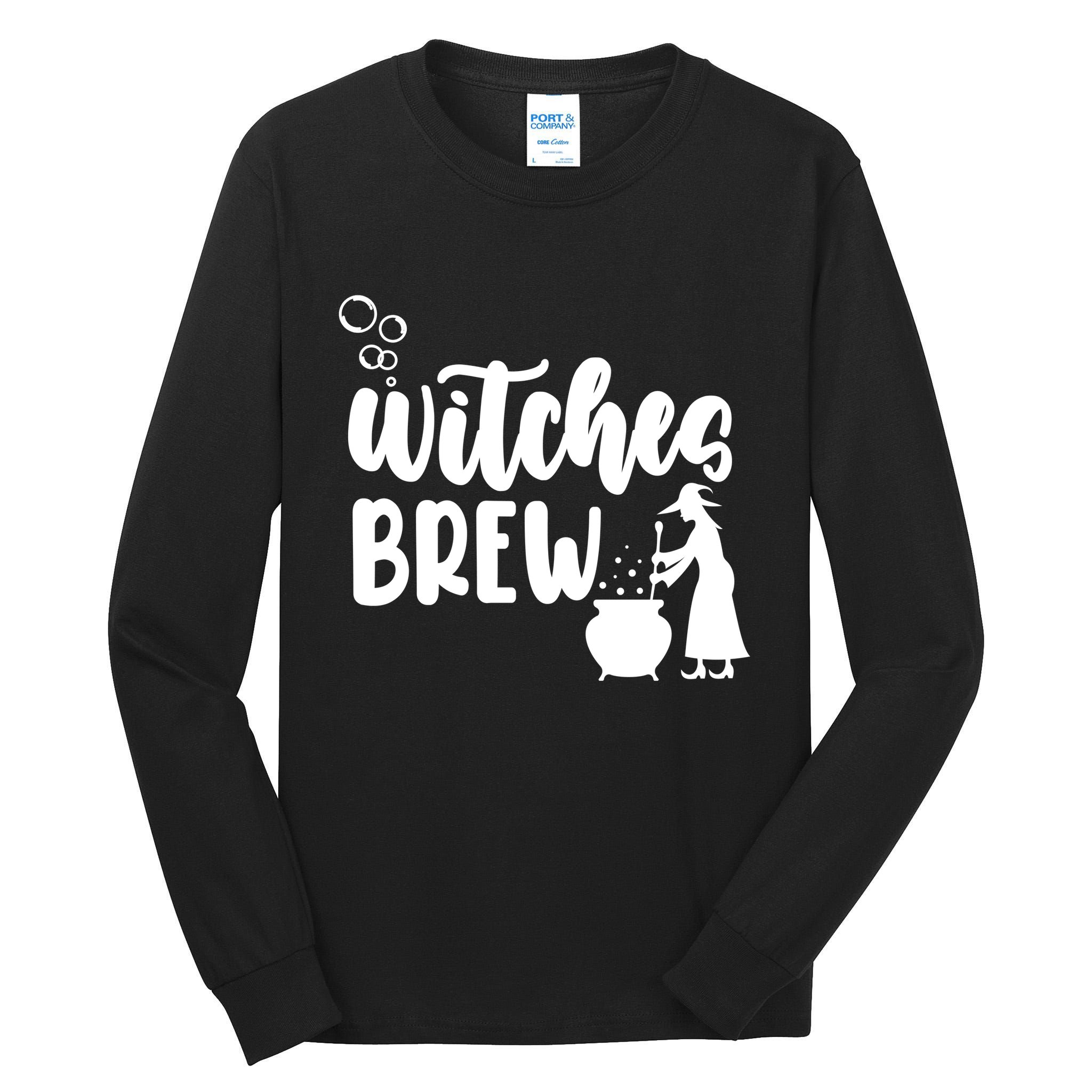Witches Brew Halloween Witch Tall Long Sleeve T-Shirt