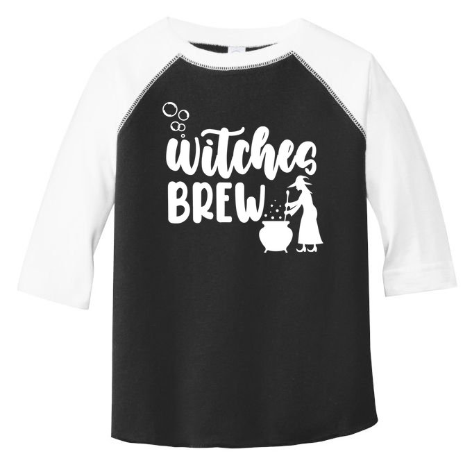 Witches Brew Halloween Witch Toddler Fine Jersey T-Shirt