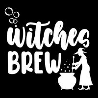 Witches Brew Halloween Witch Women's Crop Top Tee