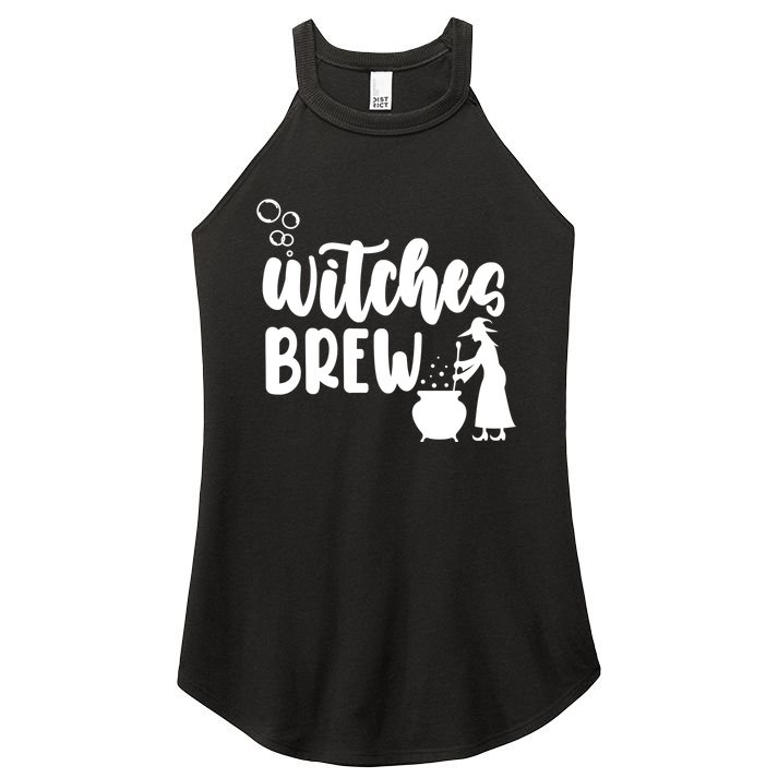 Witches Brew Halloween Witch Women's Perfect Tri Rocker Tank