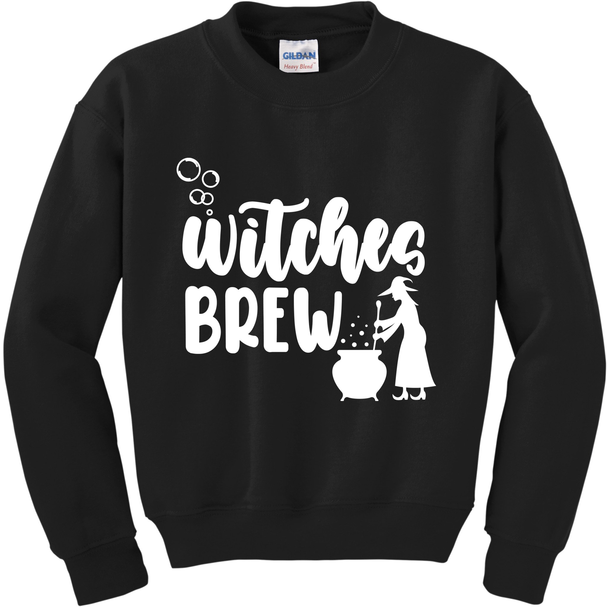 Witches Brew Halloween Witch Kids Sweatshirt