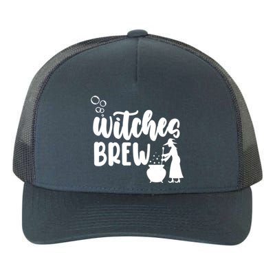 Witches Brew Halloween Witch Yupoong Adult 5-Panel Trucker Hat