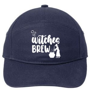 Witches Brew Halloween Witch 7-Panel Snapback Hat