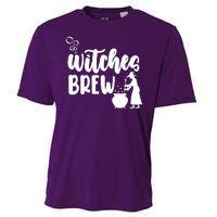 Witches Brew Halloween Witch Cooling Performance Crew T-Shirt