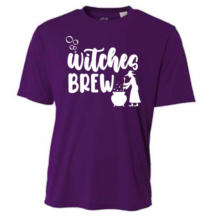 Witches Brew Halloween Witch Cooling Performance Crew T-Shirt