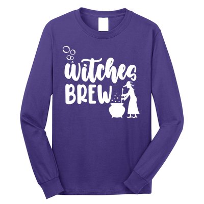 Witches Brew Halloween Witch Long Sleeve Shirt