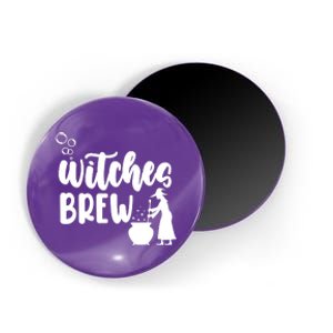 Witches Brew Halloween Witch Magnet