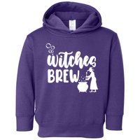 Witches Brew Halloween Witch Toddler Hoodie