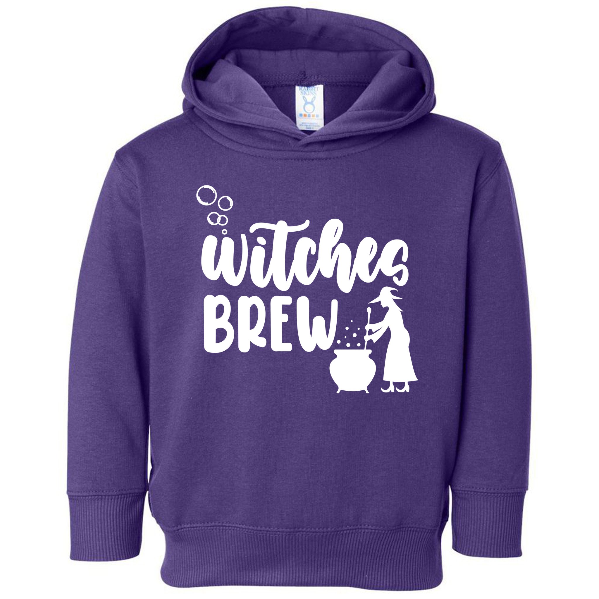 Witches Brew Halloween Witch Toddler Hoodie