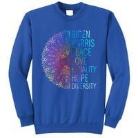 Wo Biden Harris Peace Love Equality Hope Diversity Gift Sweatshirt